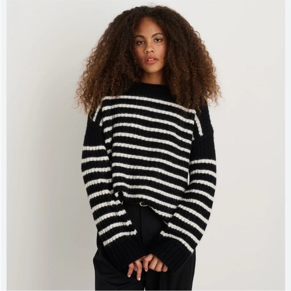 Alex Mill Normandie Alpaca Stripe Sweater - Picture 3 of 15